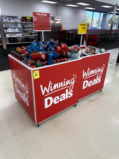 PORTABLE DISPLAY MERCHANDISERS