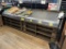 6FT PORTABLE SLANTED DRY PRODUCE TABLE W/ SHELVING BELOW