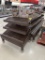 3-TIER SLANTED WOODEN BAKERY DISPLAYS