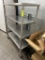 48IN X 18IN STAINLESS STEEL RACK ON CASTERS