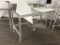 60IN X 25IN POLYTOP TABLE W/ BACKSPLASH