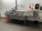 STAINLESS STEEL THREE COMPARTMENT SINK W/ ATTACHED HAND SINK
