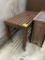 PORTABLE WOODEN MERCHANDISING TABLE