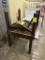 PORTABLE WOODEN MERCHANDISING TABLES