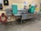 STAINLESS STEEL THREE COMPARTMENT SINK W/ ATTACHED HAND SINK