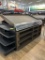 6FT PORTABLE SLANTED DRY PRODUCE TABLE W/ SHELVING BELOW