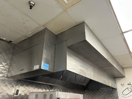 ECON AIR 144IN X 60IN KITCHEN EXHAUST HOOD