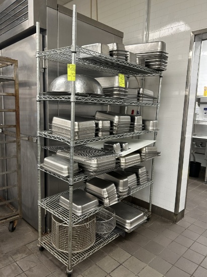 4FT METRO RACK ON CASTERS