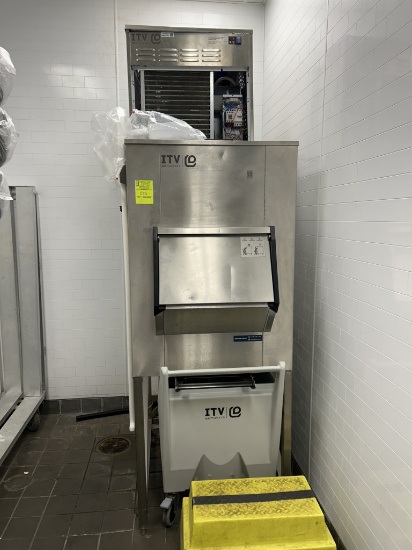 ITV AIR COOLED ICE MAKER W/ STORAGE BIN AND CART