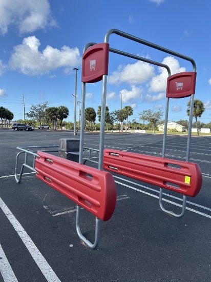 DOUBLE WIDE CART CORRALS