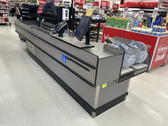 2021 PROCESS RETAIL GROUP SINGLE BELT CHECKSTAND (NO POINT OF SALES)