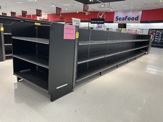 24FT OF MADIX GONDOLA SHELVING