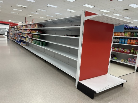 52FT OF MADIX GONDOLA SHELVING