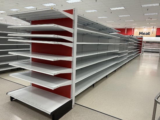 52FT OF MADIX GONDOLA SHELVING