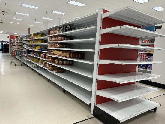 52FT OF MADIX GONDOLA SHELVING