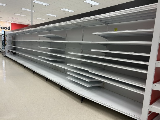 50FT OF MADIX WALL SHELVING