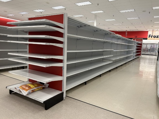 52FT OF MADIX GONDOLA SHELVING