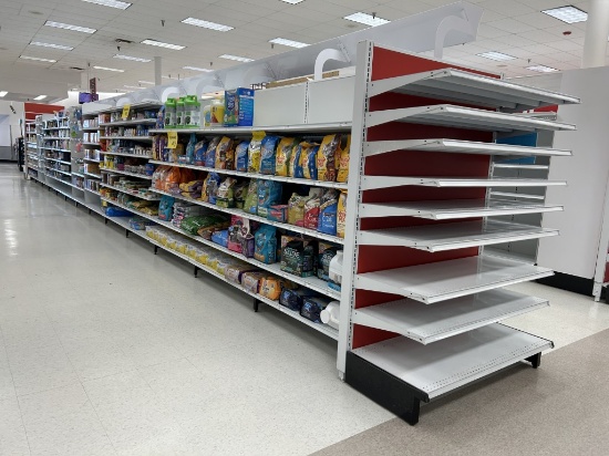 52FT OF MADIX GONDOLA SHELVING