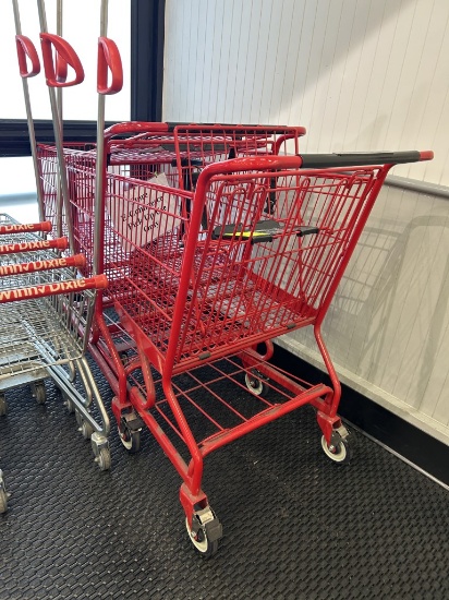 RED SHOPPING CARTS