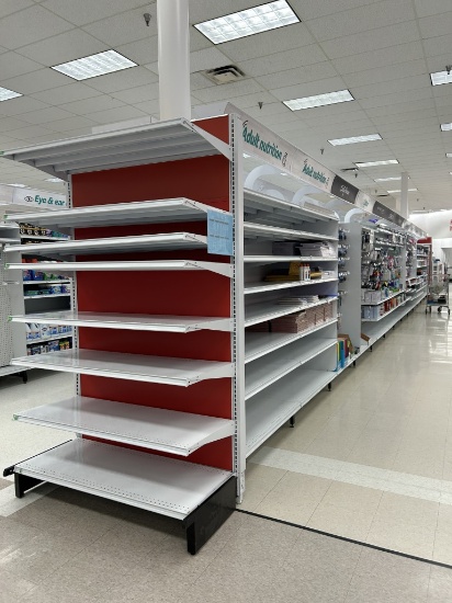 52FT OF MADIX GONDOLA SHELVING