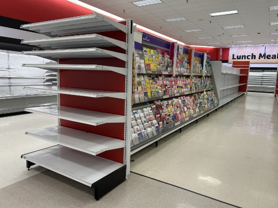 52FT OF MADIX GONDOLA SHELVING