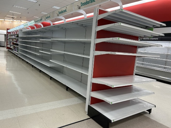 52FT OF MADIX GONDOLA SHELVING