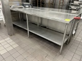 96IN X 24IN STAINLESS STEEL TABLE