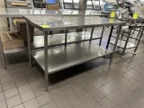 60IN X 30IN STAINLESS STEEL TABLE