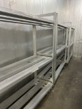 ALUMINUM COOLER RACKS ON CASTERS