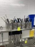 ALL SMALLWARE ON UTENSIL RACK