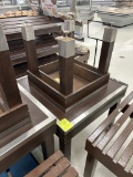 NESTING WOODEN BAKERY TABLES