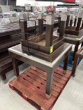 NESTING WOODEN BAKERY TABLES