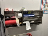 STAINLESS DEPARTMENT ORGANIZING WALL SHELVES