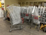 SHOPPING CARTS W/ 4FT WIRE SHELVES