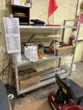 60IN X 20IN ALUMINUM COOLER RACK ON CASTERS