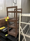 PORTABLE WOODEN MERCHANDISER