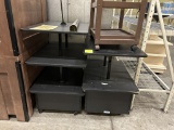 ASSORTED PORTABLE WOODEN MERCHANDISERS