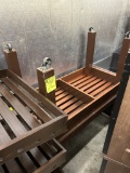 PORTABLE WOODEN MERCHANDISING TABLES