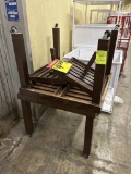PORTABLE WOODEN MERCHANDISING TABLES