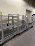 ASSORTED PORTABLE ALUMINUM COOLER RACKS