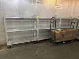 ASSORTED PORTABLE ALUMINUM COOLER RACKS