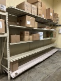 12FT OF MADIX WALL SHELVING