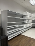 16FT OF MADIX WALL SHELVING