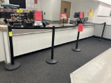 (4) MONTOUR LINE STANCHIONS