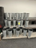 GROUP OF FLORAL BUCKETS