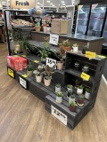 GROUP OF WOODEN CRATES AND MERCHANDISING TABLES
