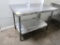 stainless table w/ undershelf