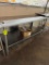 stainless table w/ undershelf
