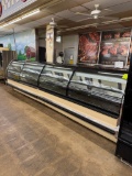 Kysor Warren curved glass deli cases, 16' run (8+8)