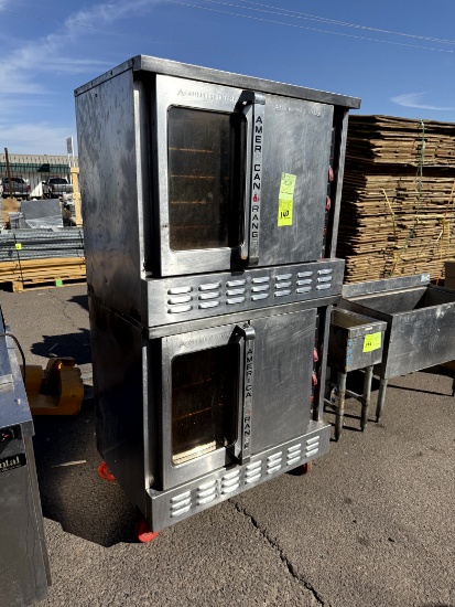 AMERICAN RANGE DOUBLE STACK CONVECTION OVEN